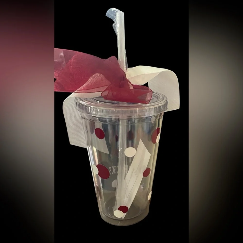 Arkansas Razorbacks Tumbler with Straw - Red and White
